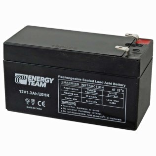 Batteria ermetica al piombo 12V 1,3 Ah EnergyTeam
