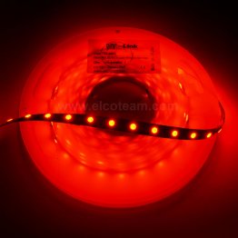 Striscia LED 5 Metri Colore Rosso 12VDC 14,4W/m IP33
