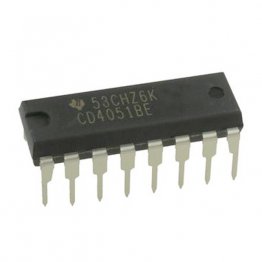 Texas Instruments CD4051BE Circuito Integrato Multiplexer/Demultiplexer 8 canali