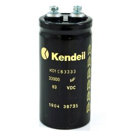 Condensatore Elettrolitico Kendeil 33000uF 63V 51x105 mm Terminali a Vite K01063333