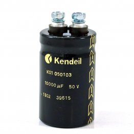 Condensatore Elettrolitico Kendeil 10000uF 50V 35x60 mm Terminali a Vite K01050103