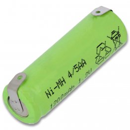 Batteria Ricaricabile 4/5AA 1200mAh Ni-Mh 1,2V lamella a saldare