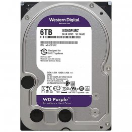WD Purple 6 TB HDD Hard Disk per Videosorveglianza WD60PURZ SATA 6Gb/s