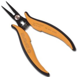 Piergiacomi PN5007 Pinza Lunga con Becchi Piatti Zigrinati 5x1,25mm
