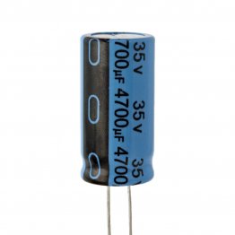 Condensatore Elettrolitico 4700µF 35V 85°C 18x35,5mm p.7.5mm Jianghai ECR1VLS472M CD110X