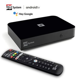 TELE System UP T2 4K Decoder DVB-T2 con Android TV