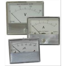 Amperometro Analogico da Quadro in Corrente Continua 5A DC Formato 70*61 mm Mega BM55/TL/5A