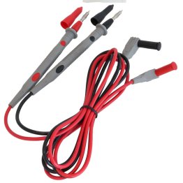 Coppia di Puntali per Tester CAT.III 1000V rosso/nero lunghezza 1,4 metri