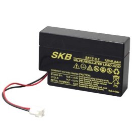 Batteria ricaricabile al piombo 12V 0,8A con connettore cablato SKB SK12-0,8
