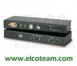 KVM Extender con audio e condivisione USB Aten CE800