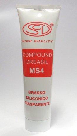 Grasso Siliconico Trasparente MS4 - Tubetto 150 grammi