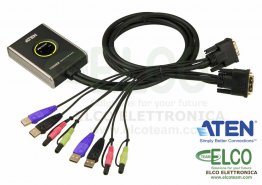 Aten CS682 Switch KVM USB DVI a 2 porte con audio