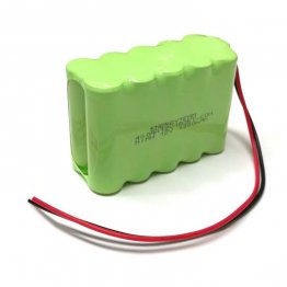 Pacco Batteria Ricaricabile NiMH 12V 1300mA (10xAA) fili liberi