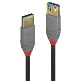 Lindy 31482 Cable USB 3.0 extension Type AM / F 2 meters