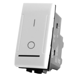 MAPAM 802B | Bipolar switch 0 - 1 | 16A 250V | Compatible with BTicino LivingLight