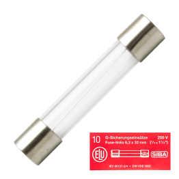 Fusibile Rapido 4A 6,3x32mm SIBA | 189 000 | 70 059 60 | 10 Pezzi