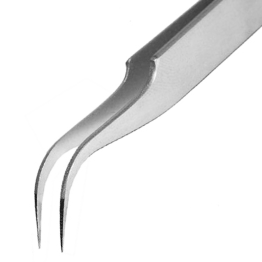 Piergiacomi 7A SA | Spring tweezers with fine and curved tips