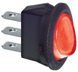 2 position rocker switch Red Bright