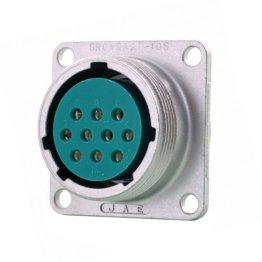 SRCN2A21-10S 10 Pole Female Threaded Panel Socket