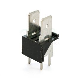 CQS / B2 / 6.3 Faston 2-pole connector from PCB 7,62 mm