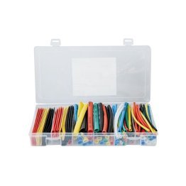 Colored Heat Shrink Tubing Box 100 Mixed Pieces