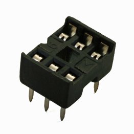 DIL DIP6 socket 3 + 3 pitch 2.54 mm - 7.62 mm