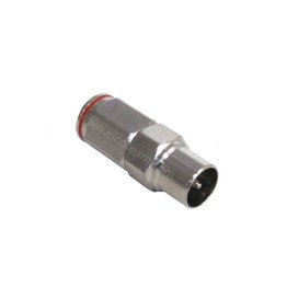 Straight-acting IEC TV plug for Ø 5 mm Quick MicroTek series cable