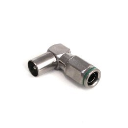 Angled IEC cable plug for Ø 6,8 mm cable series Quick MicroTek