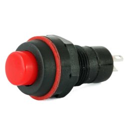 Miniature Panel Switch with Red Button