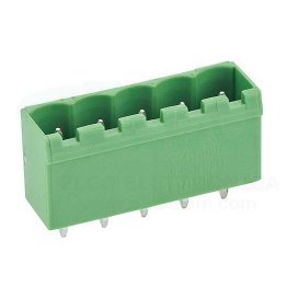 Connettore Maschio Verticale 5 poli passo 5mm Tianli TLPHC-200V-05P