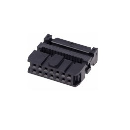 Connector IDC Female 14 poles pitch 2.54 mm for Flat Cable