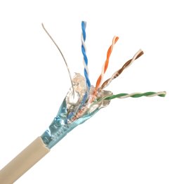 MTK33 PVC Shielded Network Cable F / UTP Cat.5e Solid Copper Conductors AWG 24