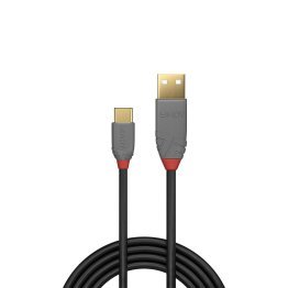 USB Type A cable - USB Type C Length 1 Meter Lindy 41886