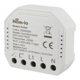 10A Smart Wi-Fi Hom-io Recessed Relay Switch Module 1 Channel On-Off Function