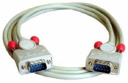 9-pole sub-D M / M 3-meter serial cable