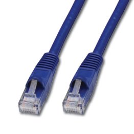 Cavo di Rete UTP Cat6 0.5m Blu