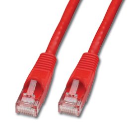 Cat6 UTP Network Cable 0.5m Red