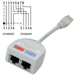 Port Doubler UTP - 2 x Ethernet
