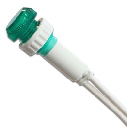 Green Indicator Light Diameter 10mm 24 Volt with Screw Fixing