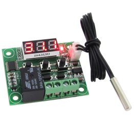 Mini Digital Thermostat Thermoregulator from -50 ° C to + 110 ° C with NTC probe and 20A relay