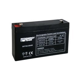 Rechargeable Lead Battery 6V 7Ah EnergyTeam ET6-7