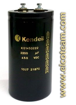 Kendeil electrolytic capacitor 2.200μF 450VDC