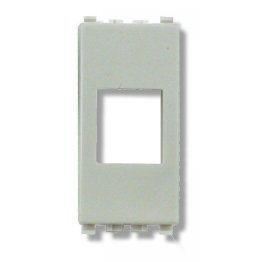 Placca Adattatore Keystone per Frutti Prese RJ45 per Vimar Eikon Bianco