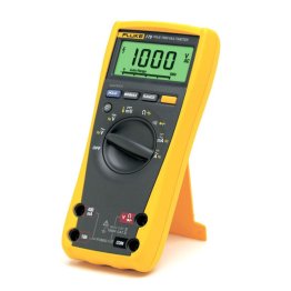 Fluke 179 TRMS digital multimeter with backlit display and thermometer