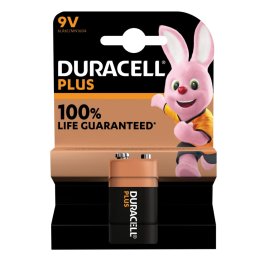Duracell Plus 9V Alkaline Battery MN1604 - 1 battery pack
