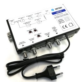 Mitan LW131 35dB / 130dBµV Line Amplifier with 5 ÷ 65MHz return channel