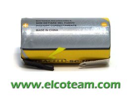 Battery sub-half torch SC 1.3Ah Ni-Cd welding blade