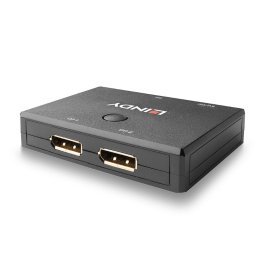 Lindy 38414 Bi-directional 2-Port DisplayPort Switch / Splitter