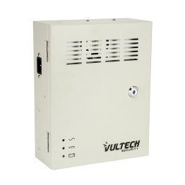 Vultech VS-CS1218-20A-BK Box Alimentatore Centralizzato 12V, 20A, 18 Canali con funzione Backup su batteria