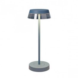 REDO iLuna Blue Table Lamp Rechargeable Dimmable LED 2,5W IP65 with charging base